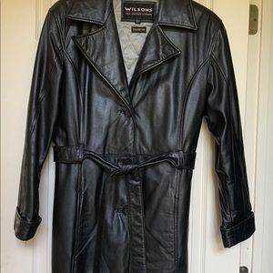 Women’s 3/4 length leather jacket